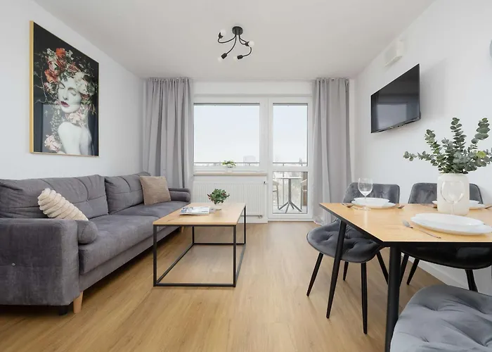 Apartman Ursynow With Desk & Balcony By Renters